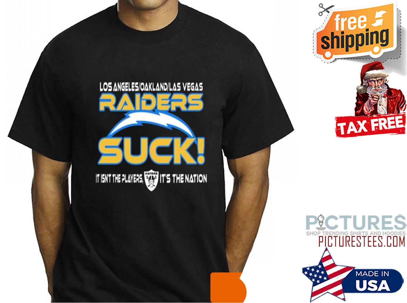 Oakland Raiders Triple Peak Charcoal T-Shirt XL