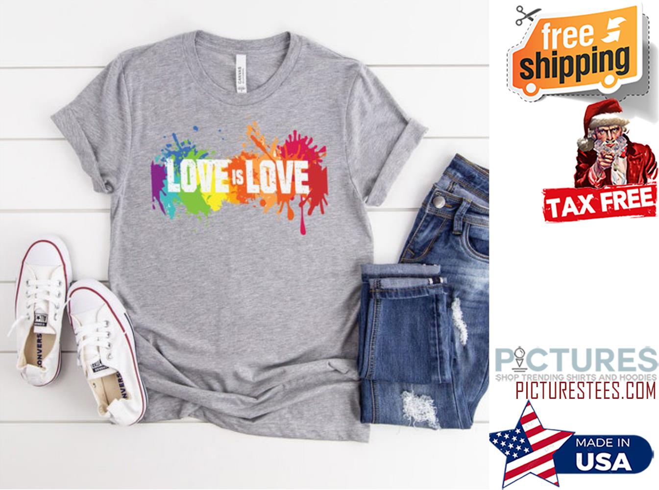 Love is Love LGBT Valentine's day shirt