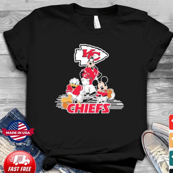 Mickey Donald Goofy Kansas City Chiefs shirt