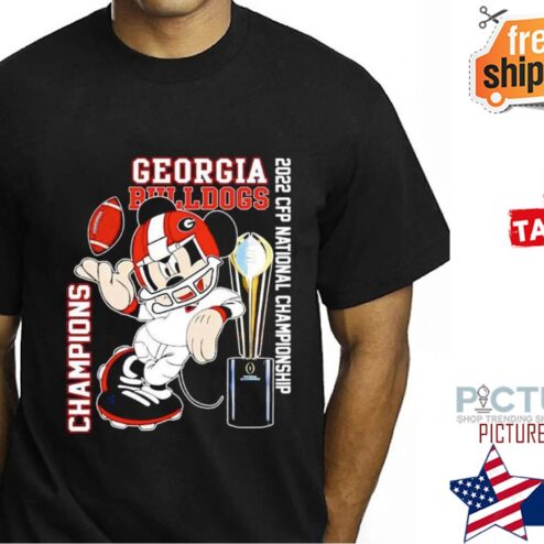 Mickey Georgia Bulldogs 2022 National Championship shirt