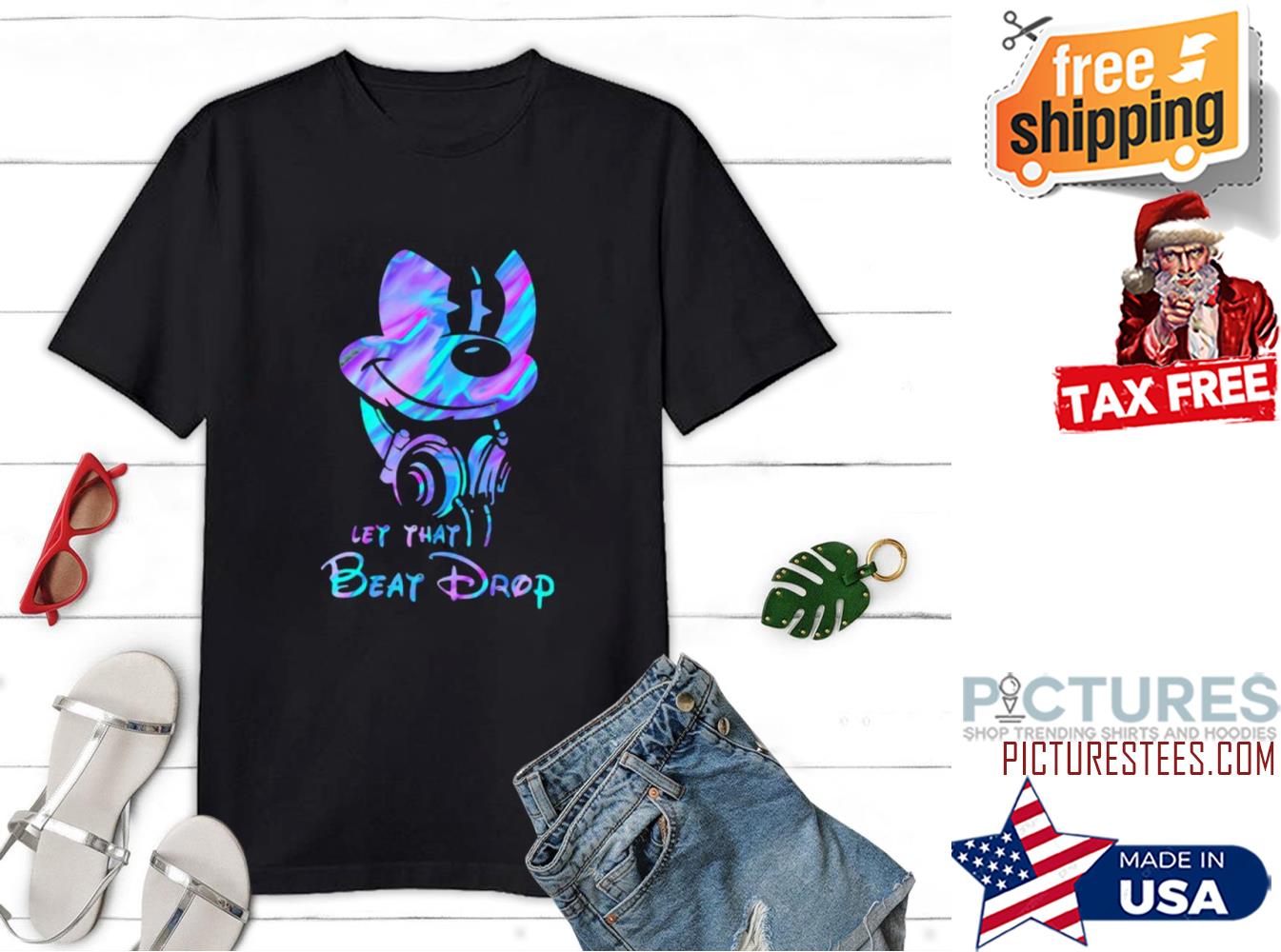 Mickey Mouse Let That Beat Drop Shirt