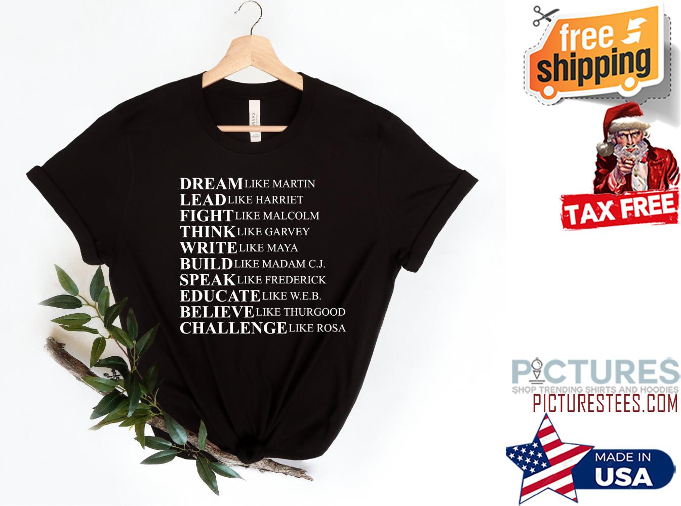 MLKDay Quote Dr Martin Luther King Jr Black History Shirt