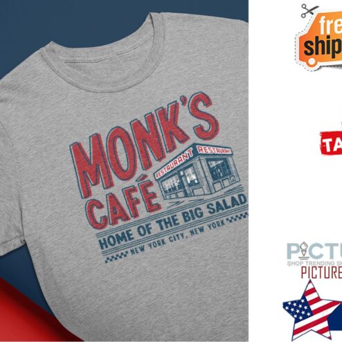 Monk's cafe home of the big salad New York city New York shirt