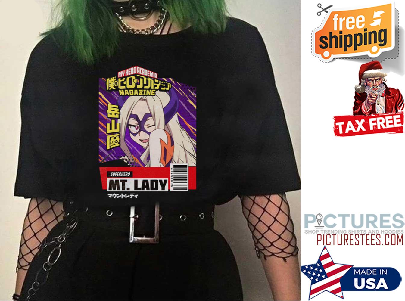 My Hero Academia Anime Mt. Lady shirt