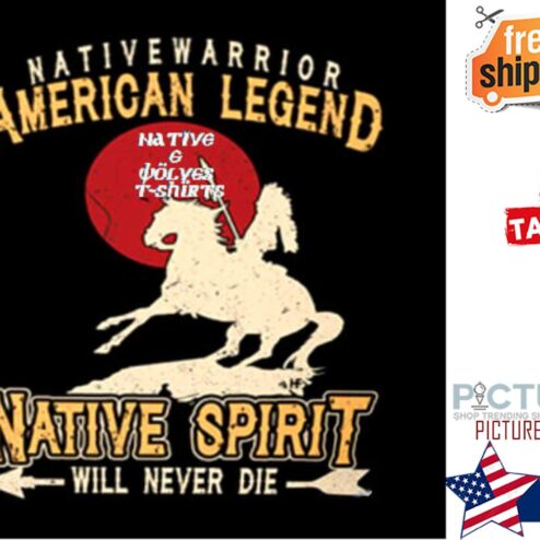 Native warrior american legend native spirit will never die shirt