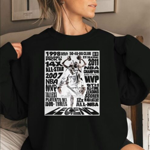 Dirk Nowitzki Dallas Mavericks Legend Shirt