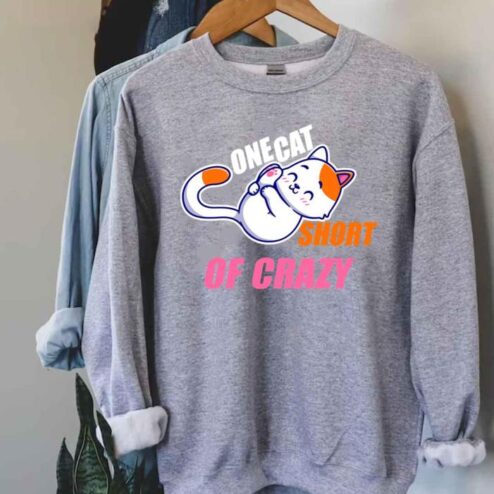 One Cat Short Of Crazy Shirt
