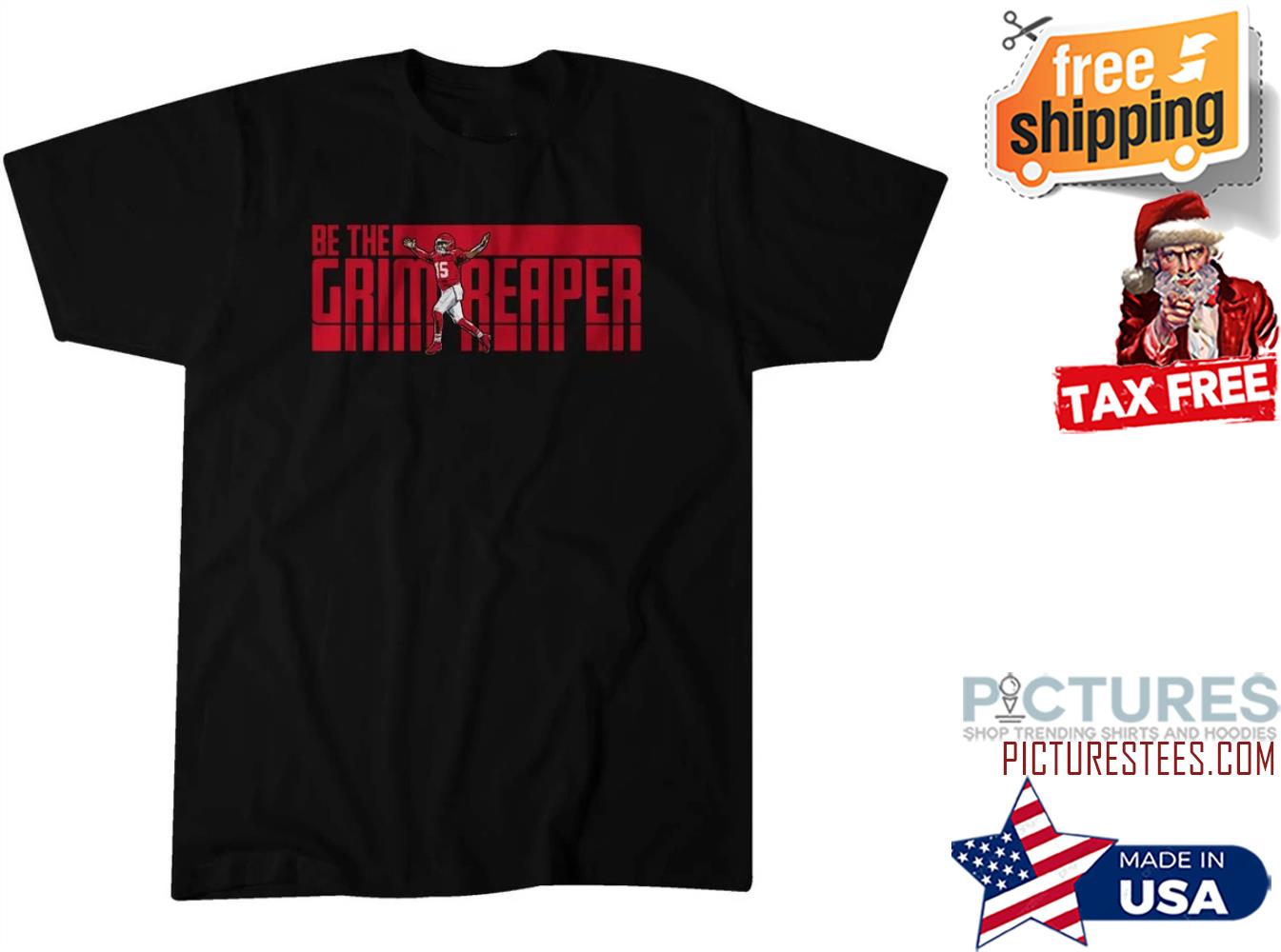 Patrick Mahomes be the grim reaper Kansas City Chiefs shirt