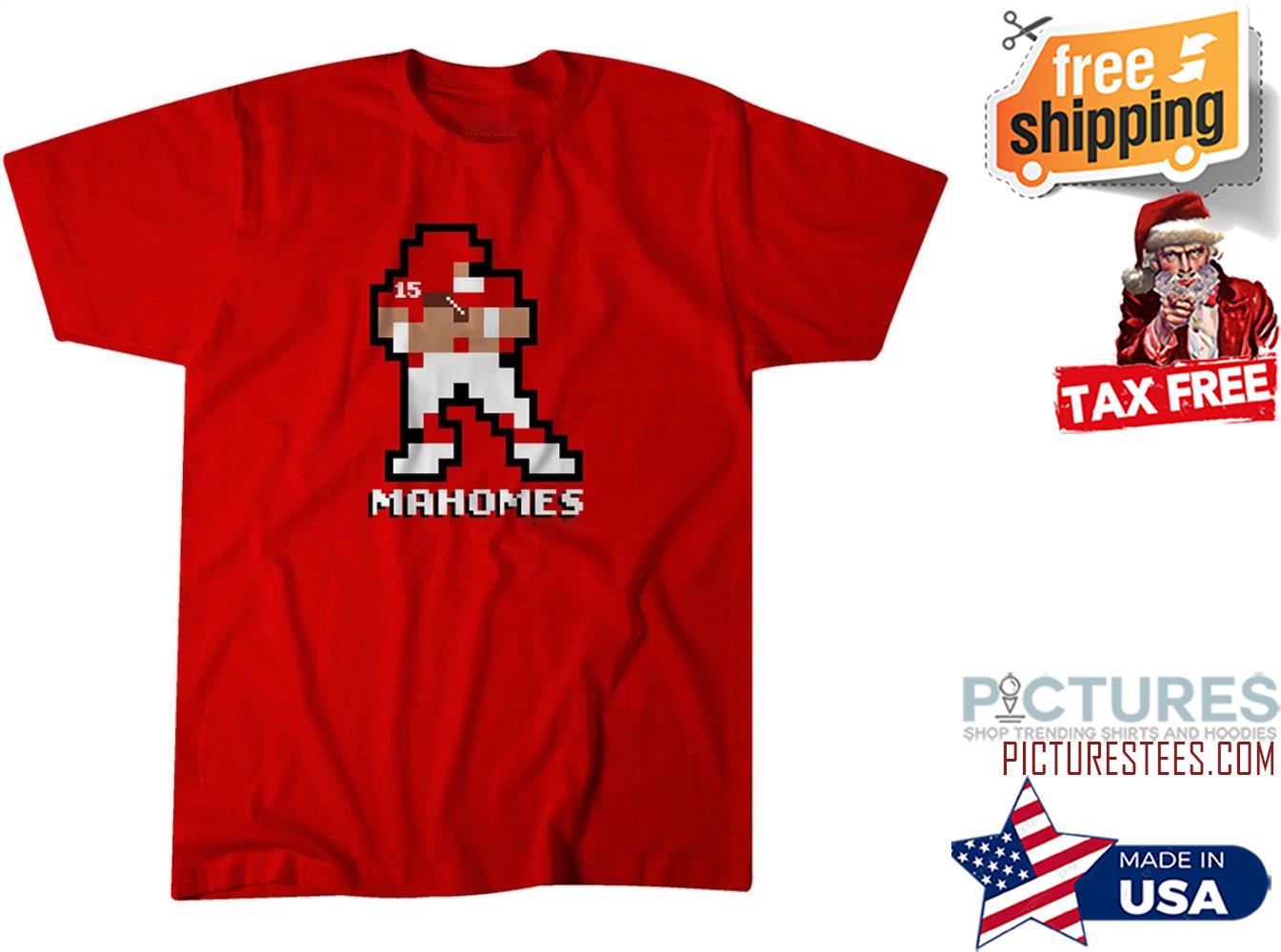 Patrick Mahomes retro 8-bit shirt