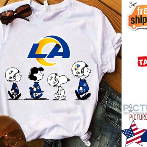 Peanut Los Angeles Rams Team Cheer Champion Shirt