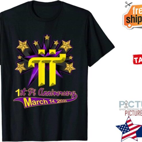 Pi Day 1st Pi Anniversary March 14 Shirt