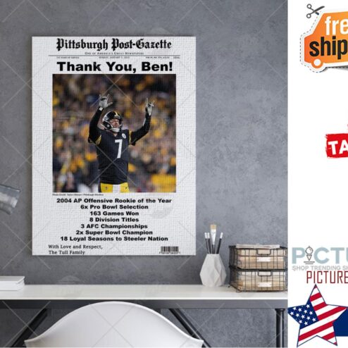 Pittsburgh Post-Gazatte thank you Ben poster