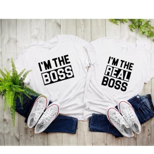 I am the boss, i'm the real boss valentine's day shirt