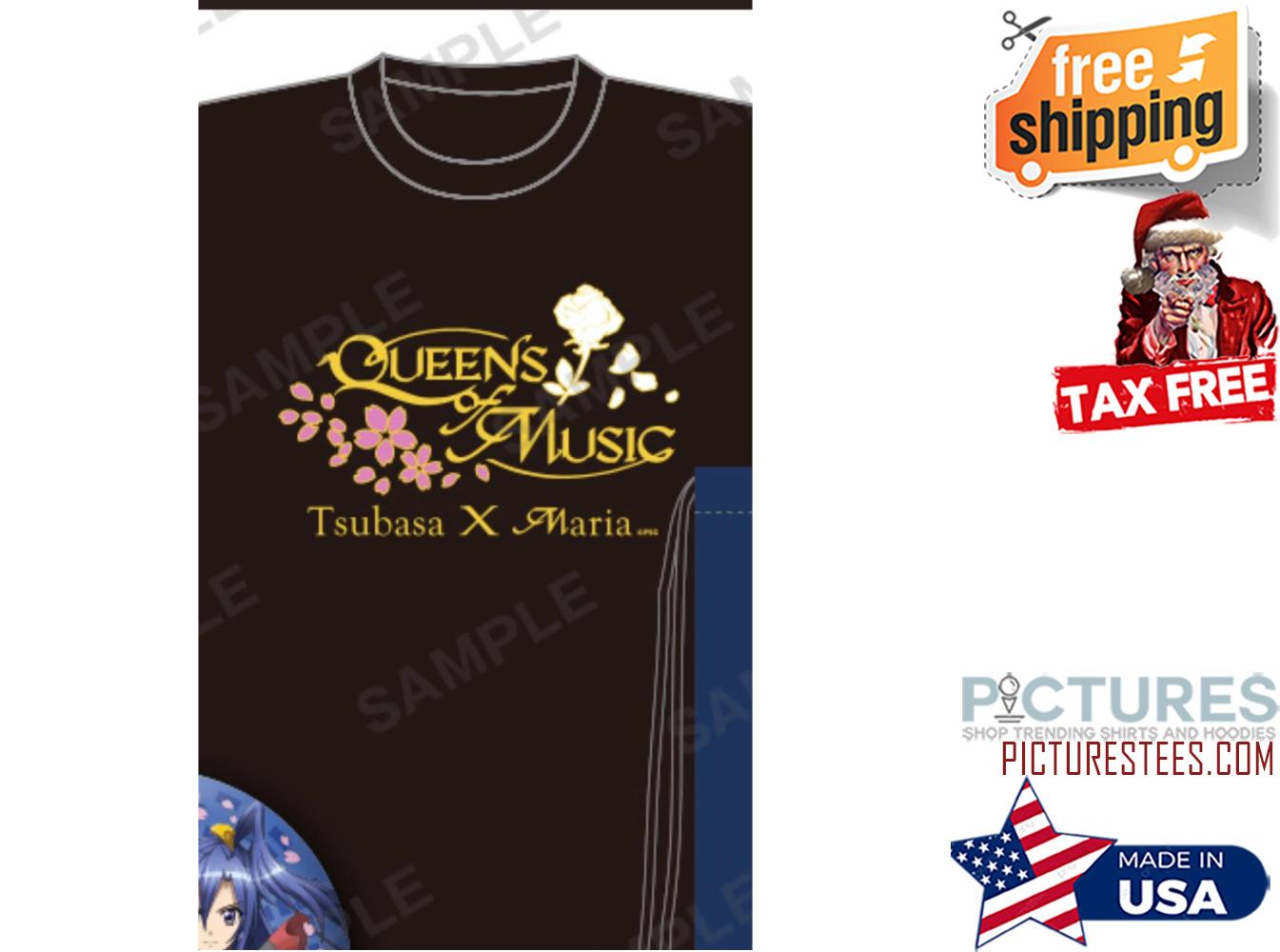 Queens of music Tsubasa X Maria shirt