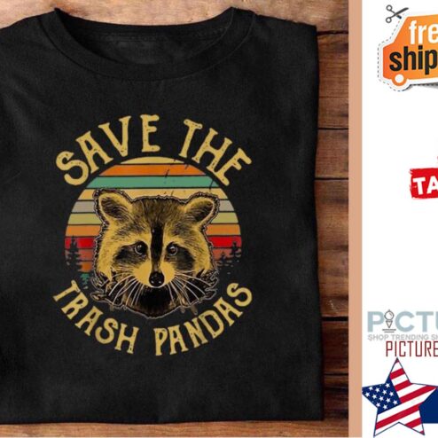 Raccoon save the trash pandas vintage shirt