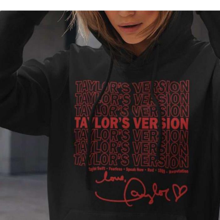 Red Taylor’s Version signature shirt