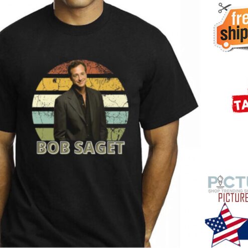 RIP Bob Saget Retro Sunset Vintage shirt