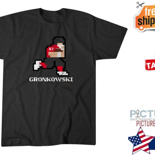 Rob Gronkowski retro 8-bit shirt