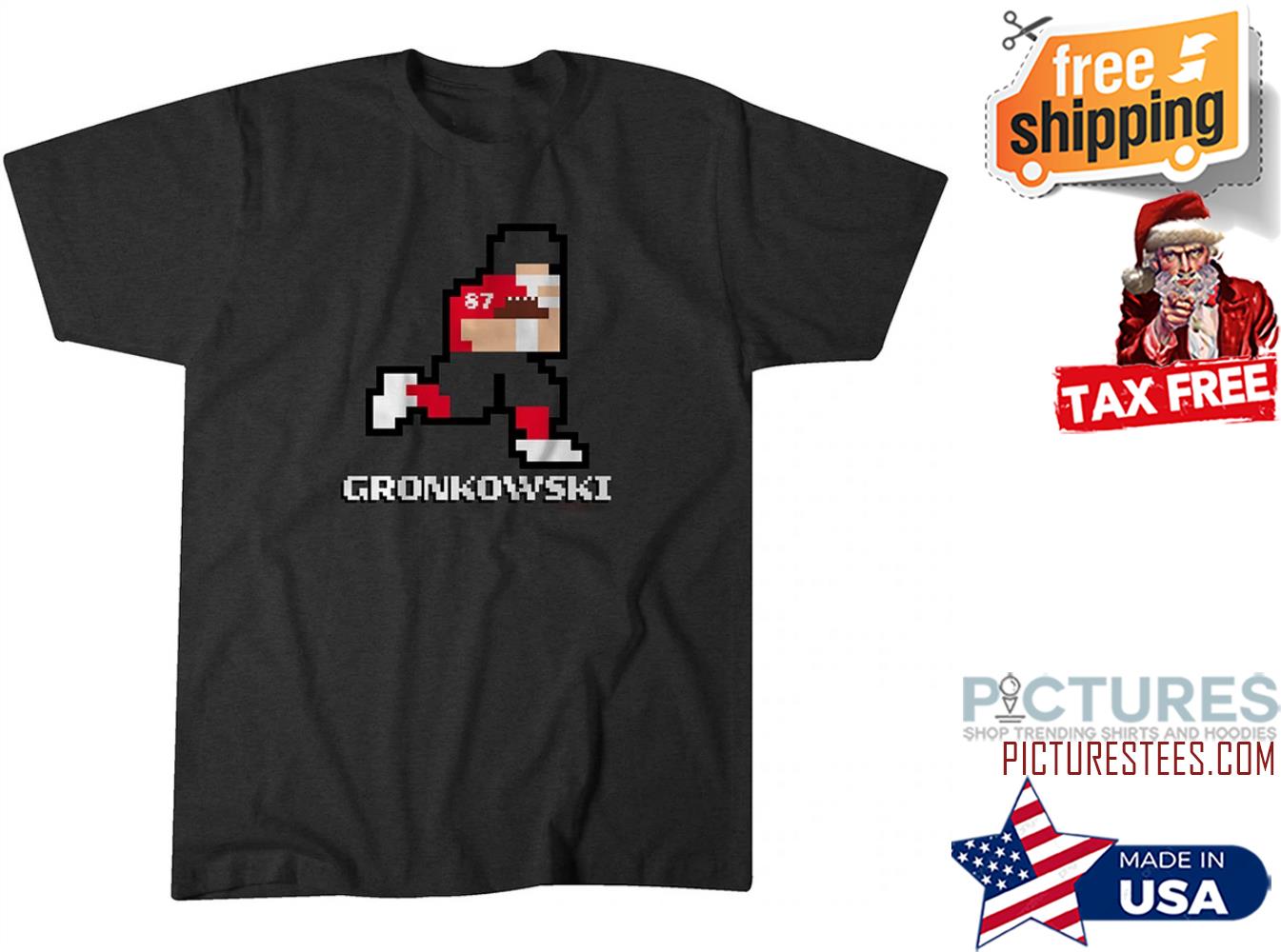 Rob Gronkowski retro 8-bit shirt