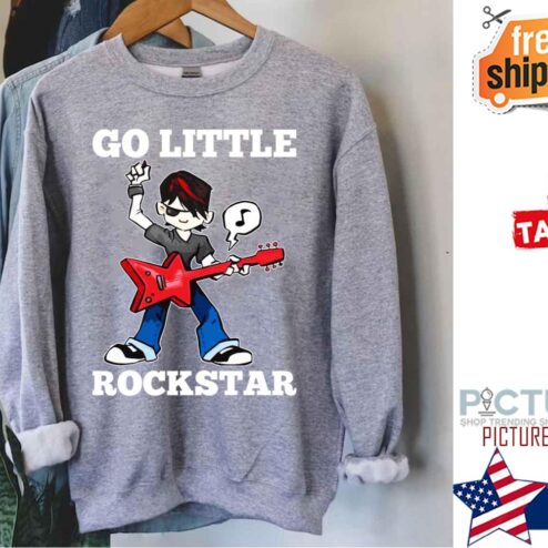 Rock Guitarist Go Little Rockstar Shirt