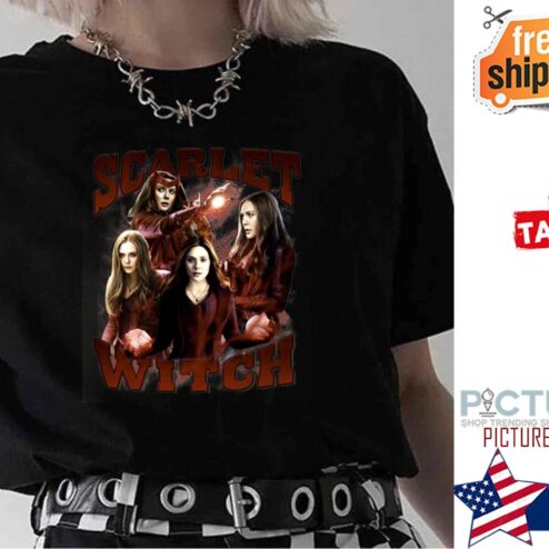 Scarlet Witch Wanda Maximoff Homage Elizabeth Olsen Vintage shirt