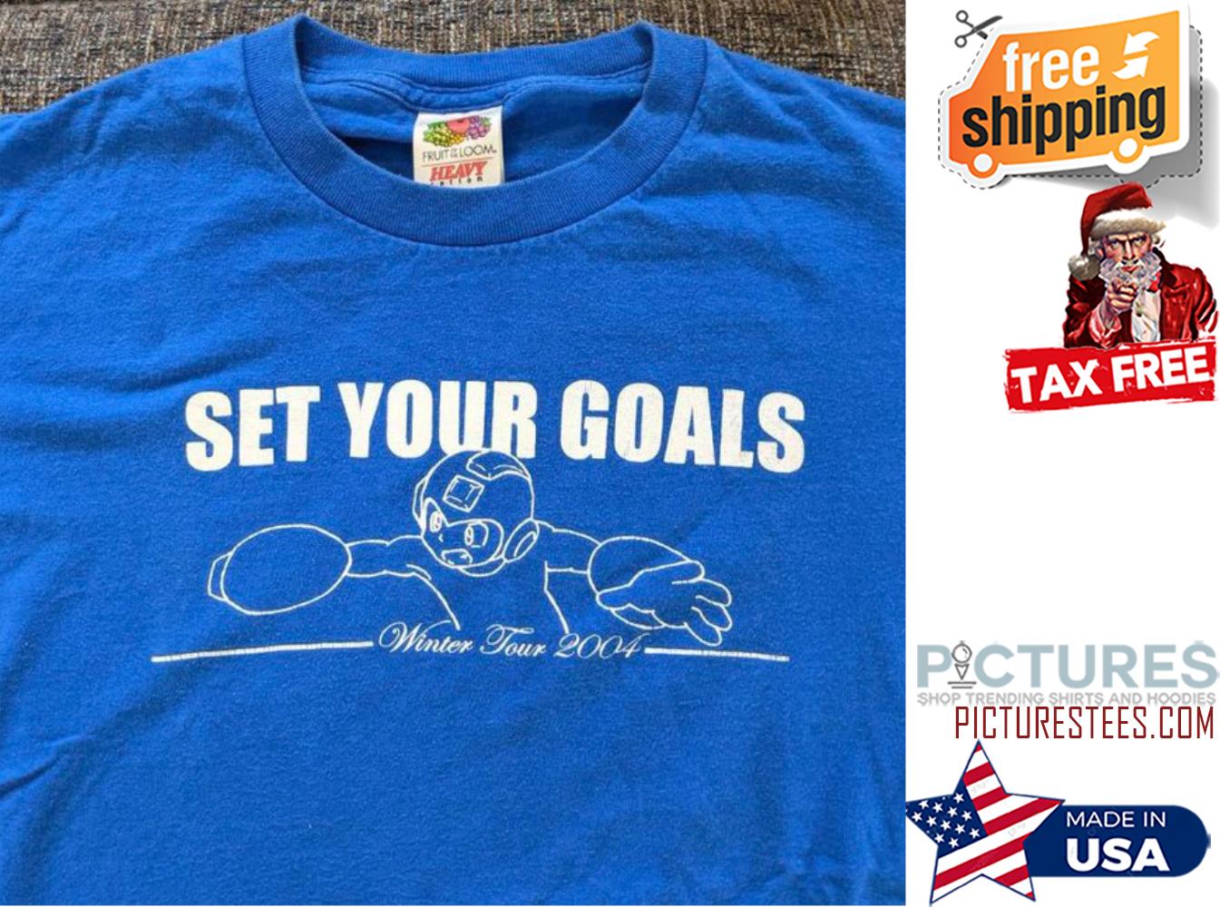 Set your goals winter tour 2004 shirt