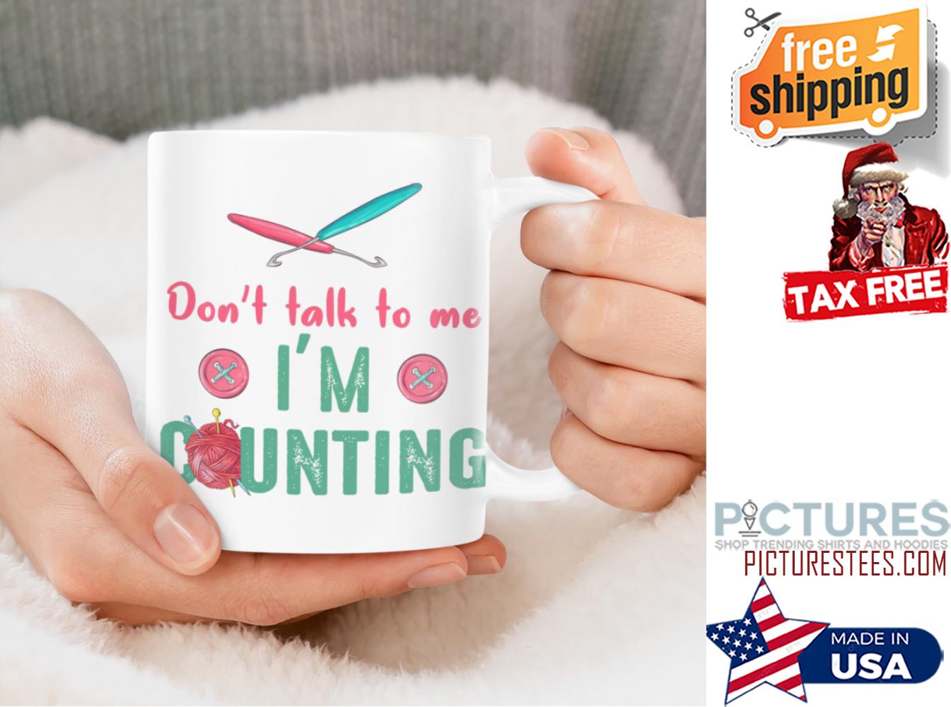 Sewing don't talk to me i'm counting mug