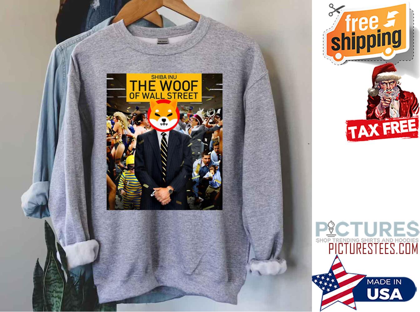 Shiba Inu Hodl To The Moon The Woof Of The Wall Street sweatshirt