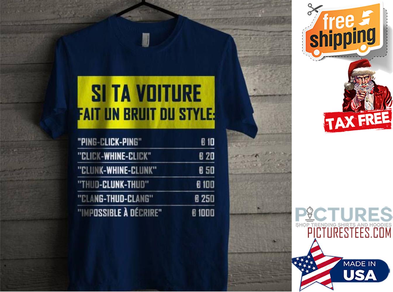Si ta voiture fait un bruit du style shirt