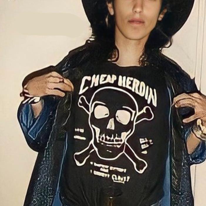 Skull cheap heroin shirt