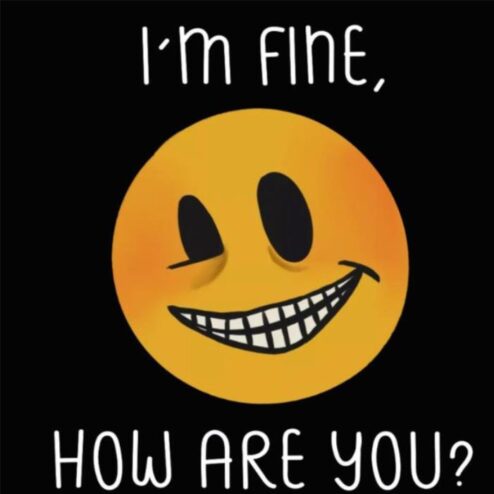 Smiley i'm fine how are you shirt