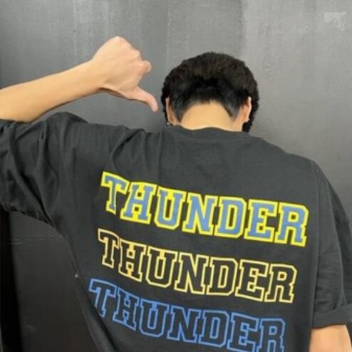 Smiley thunder thunder thunder t shirt