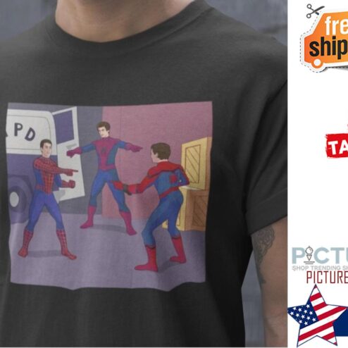 Spider-man pointing Meme funny shirt