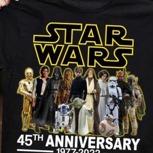 Star wars 45th anniversary 1977-2022 thank you for the memories