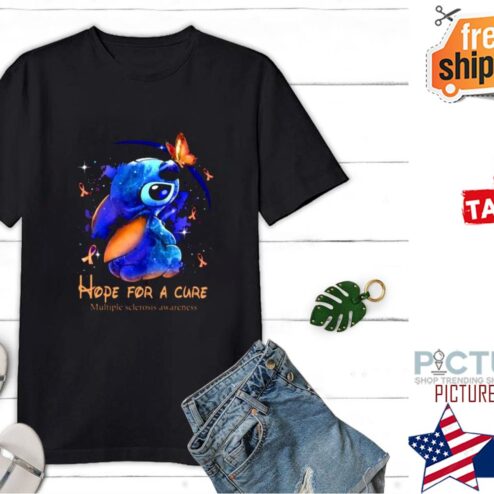 Stich Hope For A Cure Multiple Sclerosis Awareness Cancer Awareness Shirt