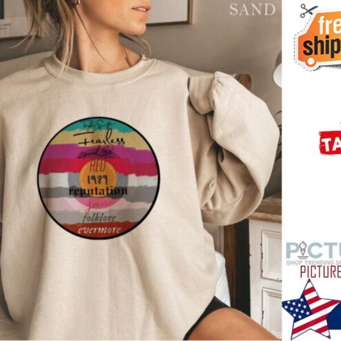 Taylor’s Album Retro CDs Record Shirt
