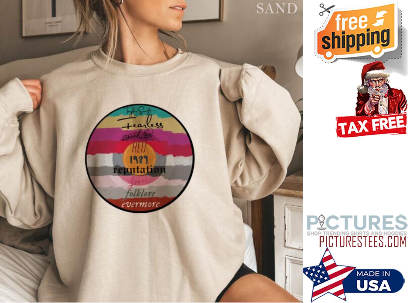 Taylor’s Album Retro CDs Record Shirt