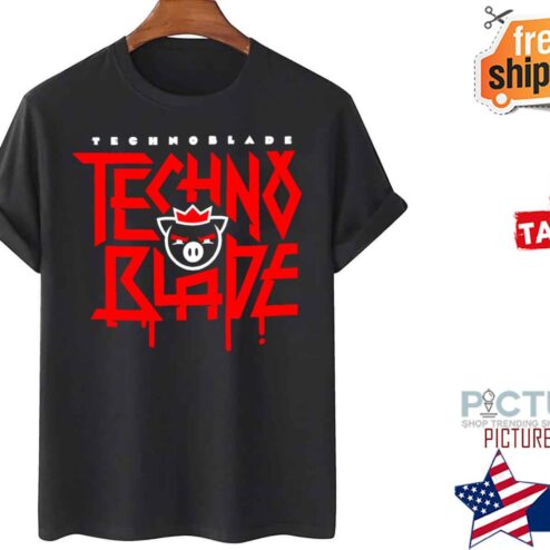 Technoblade Logo Red shirt