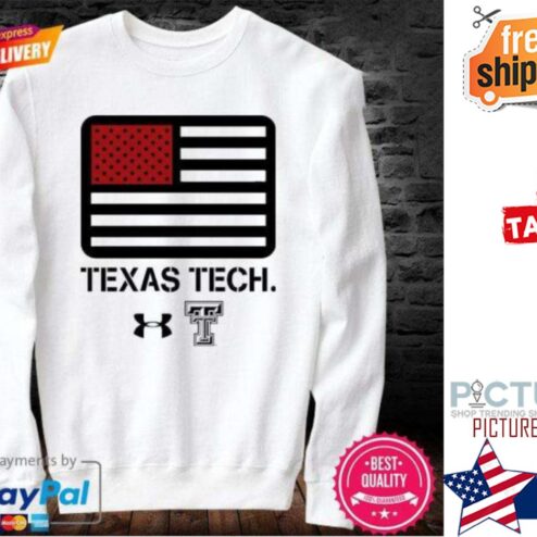 Texas Tech America Flag shirt