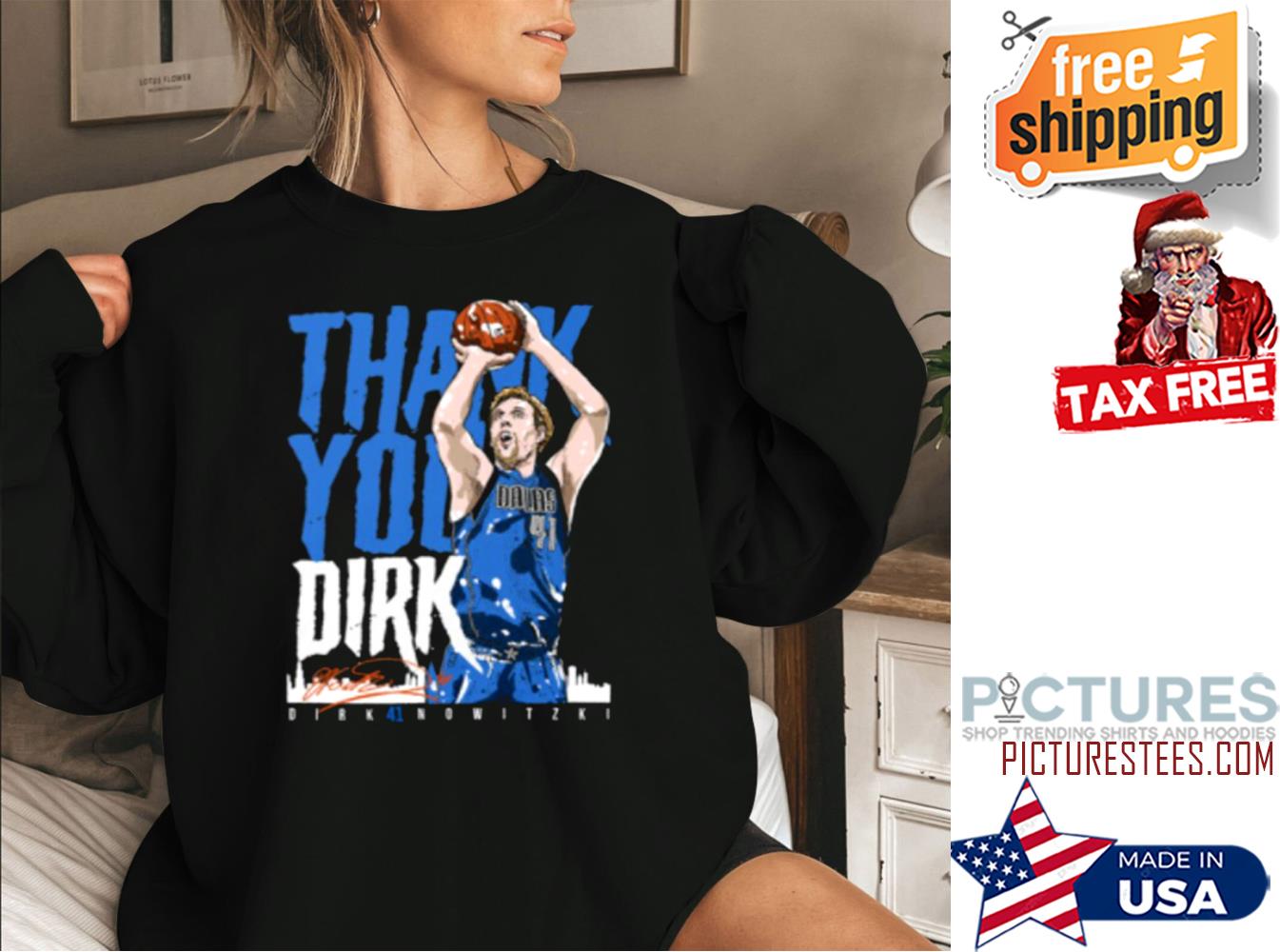 Thank You Dirk Nowitzki 41 Forever Sweatshirt