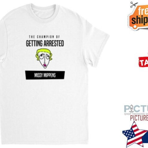 The champion ò getting arested misy mippens shirt