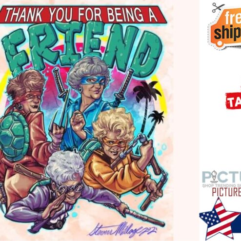 The Golden Girls thank you for being a friend Turtle shirt