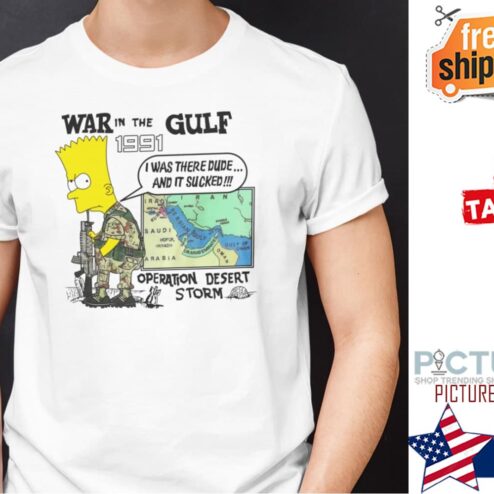 The Simpson War In The Gulf 1991 shirt