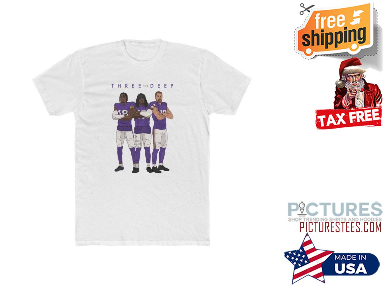 Three Deep Minnesota Vikings Shirt