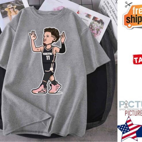 Trae Young Cartoon Style City shirt