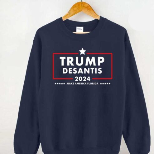 Trump Desantis 2024 Make America Florida shirt