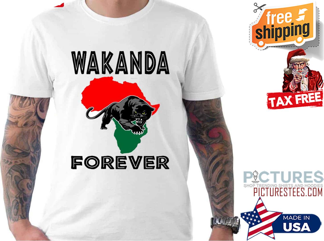 Wakanda Forever Black Month History African shirt