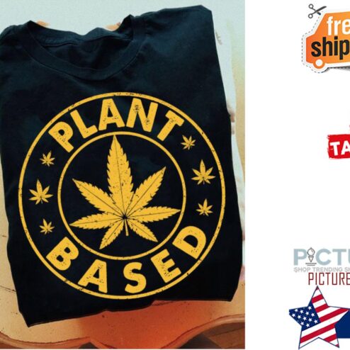 Weed plant based vintage shirt
