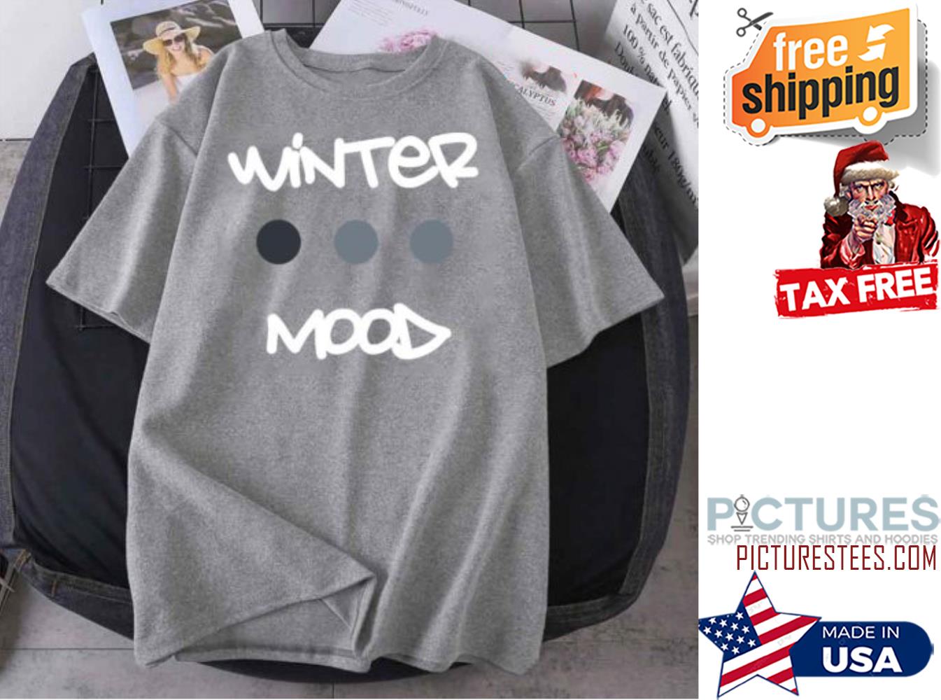 Winter Mood Dots shirt