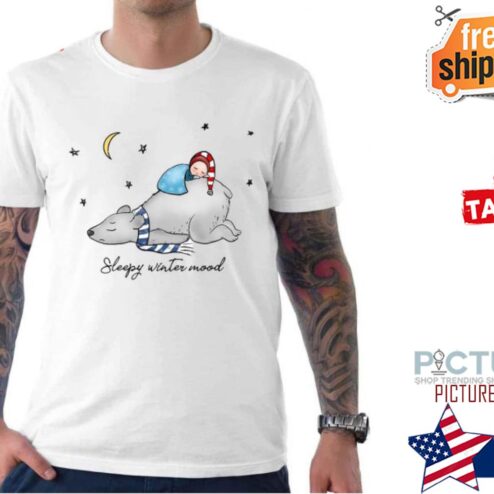 Winter Mood Sleepy Bear shirt